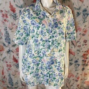 Vintage Women’s Alfred Dunner Size 14 Button Down Shirt